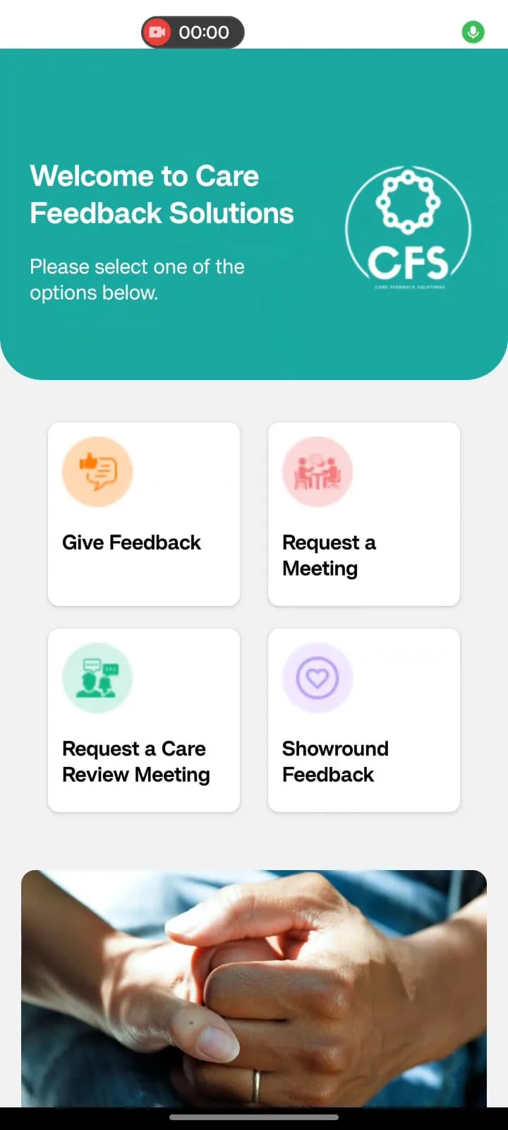 CareFeedback mobile application